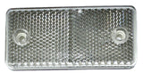 Mercedes W461 front bumper white reflector.