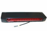 This is an original Mercedes-Benz G-Class third brake light featuring LED technology. It is designed for the late Mercedes W461 models, specifically the EDITION PUR and PROFESSIONAL variants with rear barn doors. 