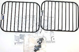 Mercedes G-Class headlight protection grill kit, including mounting hardware and installation manual.